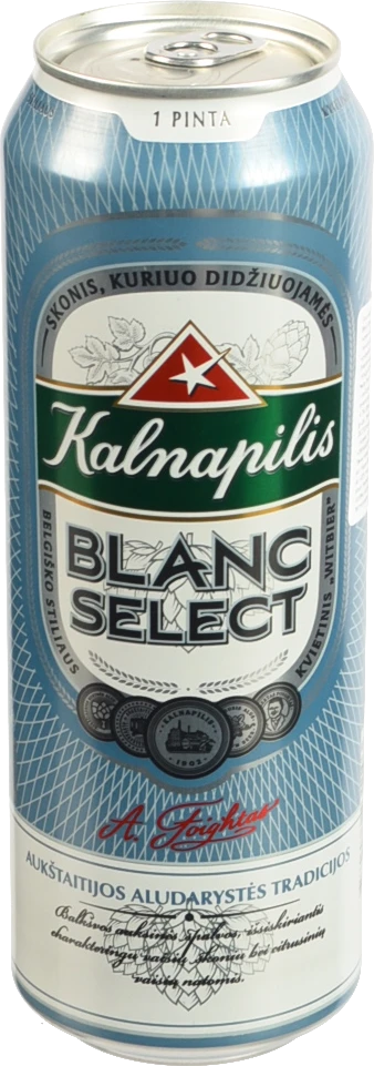 Пиво Kalnapilis 0.568л blanc select