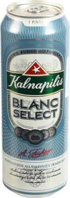 Пиво Kalnapilis 0.568л blanc select