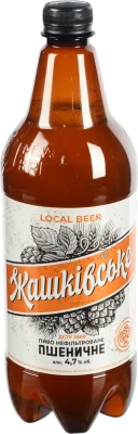 Пиво Жашківське 1л 4.7% світле нефільтроване пастеризоване пшеничне