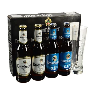 Набір пива Krombacher 4x0.33л + келих