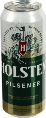 Пиво світле фільтроване пастеризоване «Holsten Pilsener», 4,7%, 0,48 л, банка металева