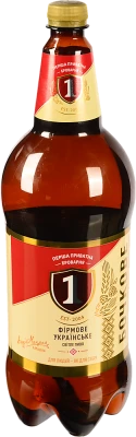 Пиво 2л 4.3% світле фільтроване пастеризоване Бочкове Перша приватна броварня