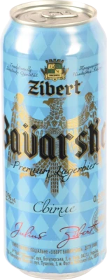 Пиво спеціальне світле пастеризоване «Zibert Bavarske», 5,0% об., 0,5 л, б.м.