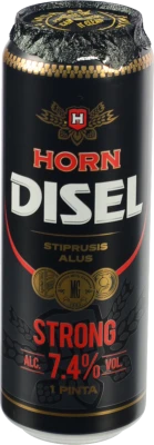 Пиво Horn Disel Strong 0.568л світле фільтроване пастеризоване