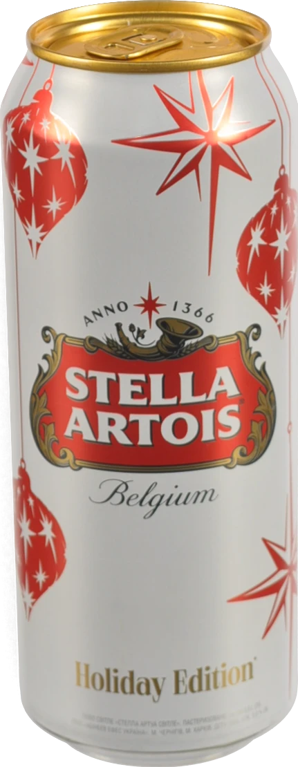 Пиво Stella Artois 0.5л 5% світле пастеризоване з/б