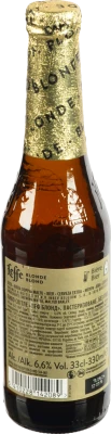 Пиво Leffe Blonde 0.33л світле пастеризоване 6.6%