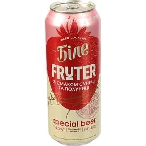Пиво Чернігівське 0.5л Fruter суниця та полуниця