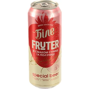 Пиво Чернігівське 0.5л Fruter суниця та полуниця