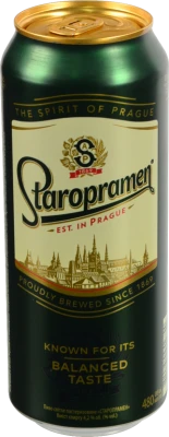 Пиво Staropramen 480мл 4.2% світле пастеризоване
