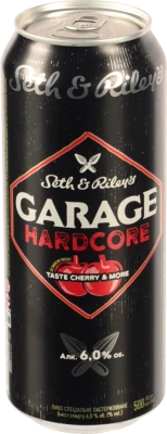 Пиво спеціальне 0.5л 6% пастеризоване Cherry&More Hardcore Seth&Riley's Garage з/б