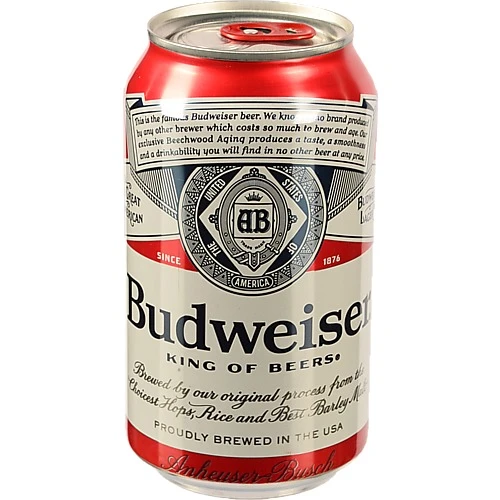 Пиво Budweiser світле фільтроване 5% 0.355 л купити в Одесі за