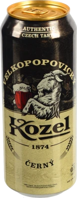 Пиво 0.5 л 3.7% темне фільтроване пастеризоване Černý Velkopopovicky Kozel, б.м.