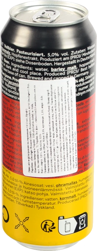 Пиво 5.0 0.5л 5 original craft світле з.б