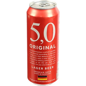 Пиво 5.0 0.5л 5 original lager світле з.б