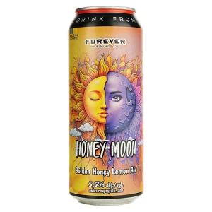 Пиво світле слабоалкогольне нефільтроване Forever Honey Moon Golden Honey Lemon Ale, б.м., 0,5 л, 5,5%