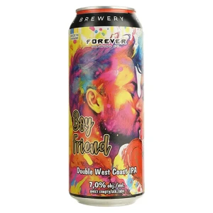Пиво світле слабоалкогольне нефільтроване Forever BoyFriend Double West Coast IPA , м.б., 0,5 л, 7,0%