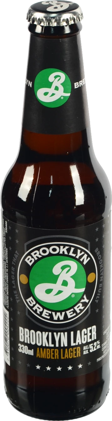 Пиво Brooklyn 0.33л lager amber світле пастеризоване