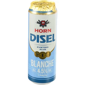 Пиво світле фільтроване пастеризоване Horn Disel Blanche, 4,5%, 0,568 л, б.м.