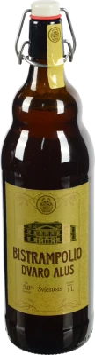 Пиво Bistrampolio Dvaro Alus Šviesusis, скляна пляшка, 5,0%, 1 л