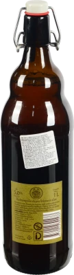 Пиво Bistrampolio Dvaro Alus Šviesusis, скляна пляшка, 5,0%, 1 л