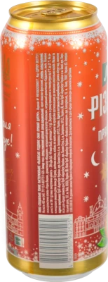 Пиво Львівське Різдвяне Пряний цитрус 0.48л 4% темне пастеризоване