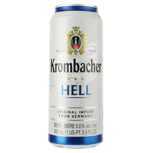 Пиво фільтроване світле пастеризоване «Krombacher Hell», 5,0% об., 0,5 л, б.м.