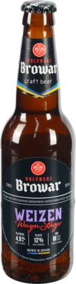 Пиво світле пшеничне нефільтроване «Volynski Browar Weizen Lager», 4,9%, 0,35 л, с.п.