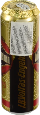 Пиво фільтроване темне пастеризоване «Volfas Engelman Bohemijos Tamsusis lager», 4,2%, 0,568 л, б.м.