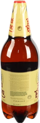 Пиво Zlata Brama 1.75л 5% світле пастеризоване
