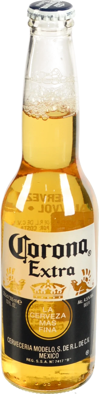 Пиво Corona Extra світле пастеризоване, 4,5%, 0,355 л