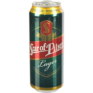 Пиво світле фільтроване пастеризоване «Staropilsen Lager», 4,7%, 0,5 л, б.м.