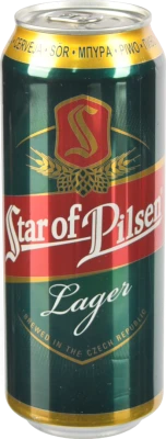 Пиво світле фільтроване пастеризоване «Staropilsen Lager», 4,7%, 0,5 л, б.м.