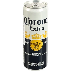 Пиво світле фільтроване пастеризоване «Corona Extra», 4,5%, 0,355 л, банка металева