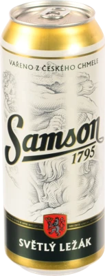 Пиво світле пастеризоване «Samson», 4,1%, 0,5 л, б.м.