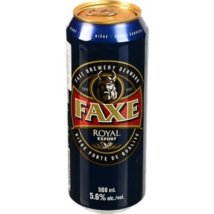 Пиво Faxe Royal Export світле 5.6% 0.5л з/б