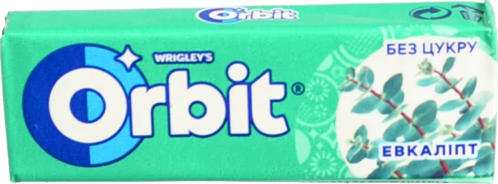 Жувальна гумка Orbit Евкаліпт без цукру 14г