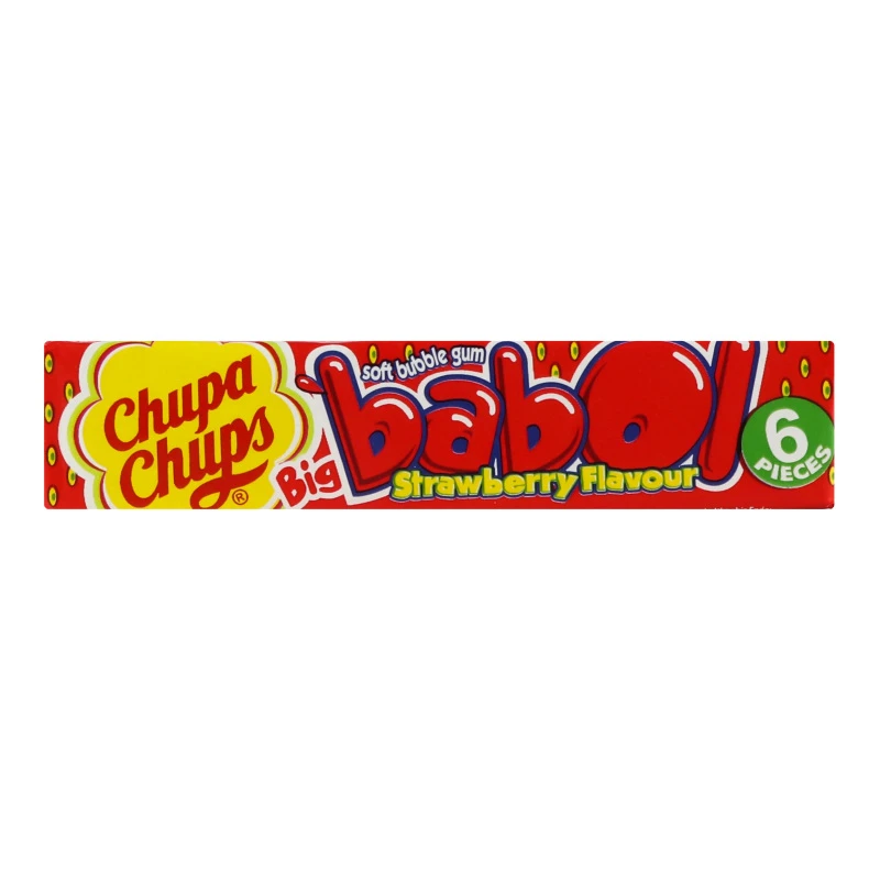 Гумка жувальна Strawberry Big Babol Chupa Chups м/у 27.6г