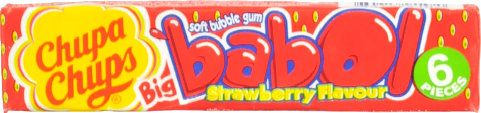 Гумка жувальна Strawberry Big Babol Chupa Chups м/у 27.6г