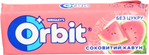 Жувальна гумка Orbit 14г Соковитий кавун без цукру