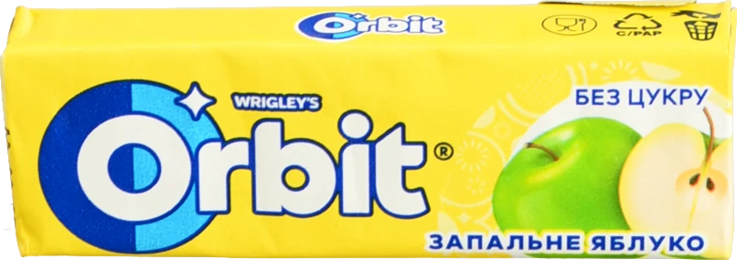 Жувальна гумка Orbit Запальне яблуко без цукру 14г