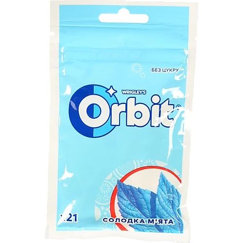 Гумка жувальна без цукру Солодка м'ята Orbit м/у 29г