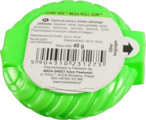Жувальна гумка Johny Bee 40г mega roll