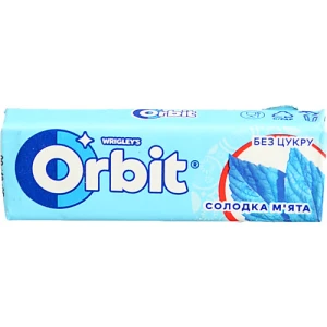 Жувальна гумка Orbit 14г Солодка м'ята подушечки