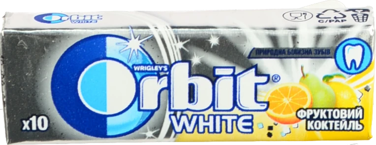 Жувальна гумка Orbit 14г вайт фрут подушечки