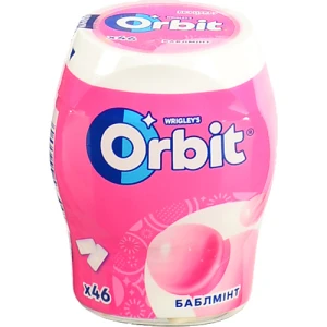 Жувальна гумка Orbit 64г bottle bubblemint