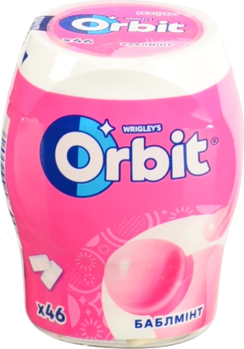 Жувальна гумка Orbit 64г bottle bubblemint