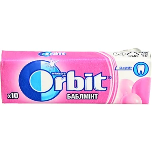 Жувальна гумка Orbit Баблмінт без цукру 14г