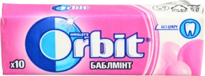 Жувальна гумка Orbit Баблмінт без цукру 14г