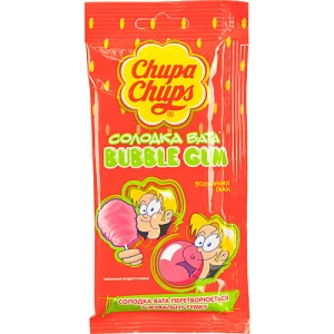 Гумка жувальна Полуничний смак Bubble gum Chupa Chups м/у 11г