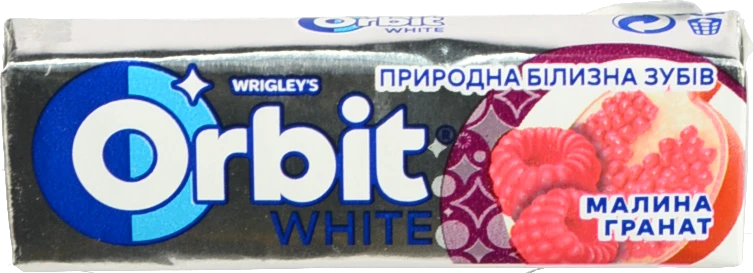 Жувальна гумка Orbit 14г White малина гранат